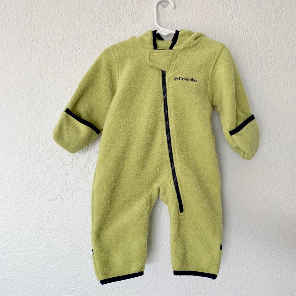 Columbia Fleece Dinosaur Hooded Bunting